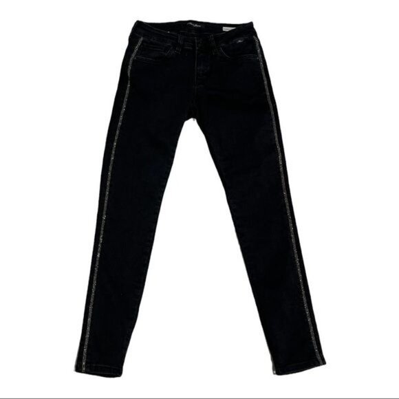 Mavi Adriana Mid-Rise Super Skinny Black Jeans Size 26 - Picture 6 of 14